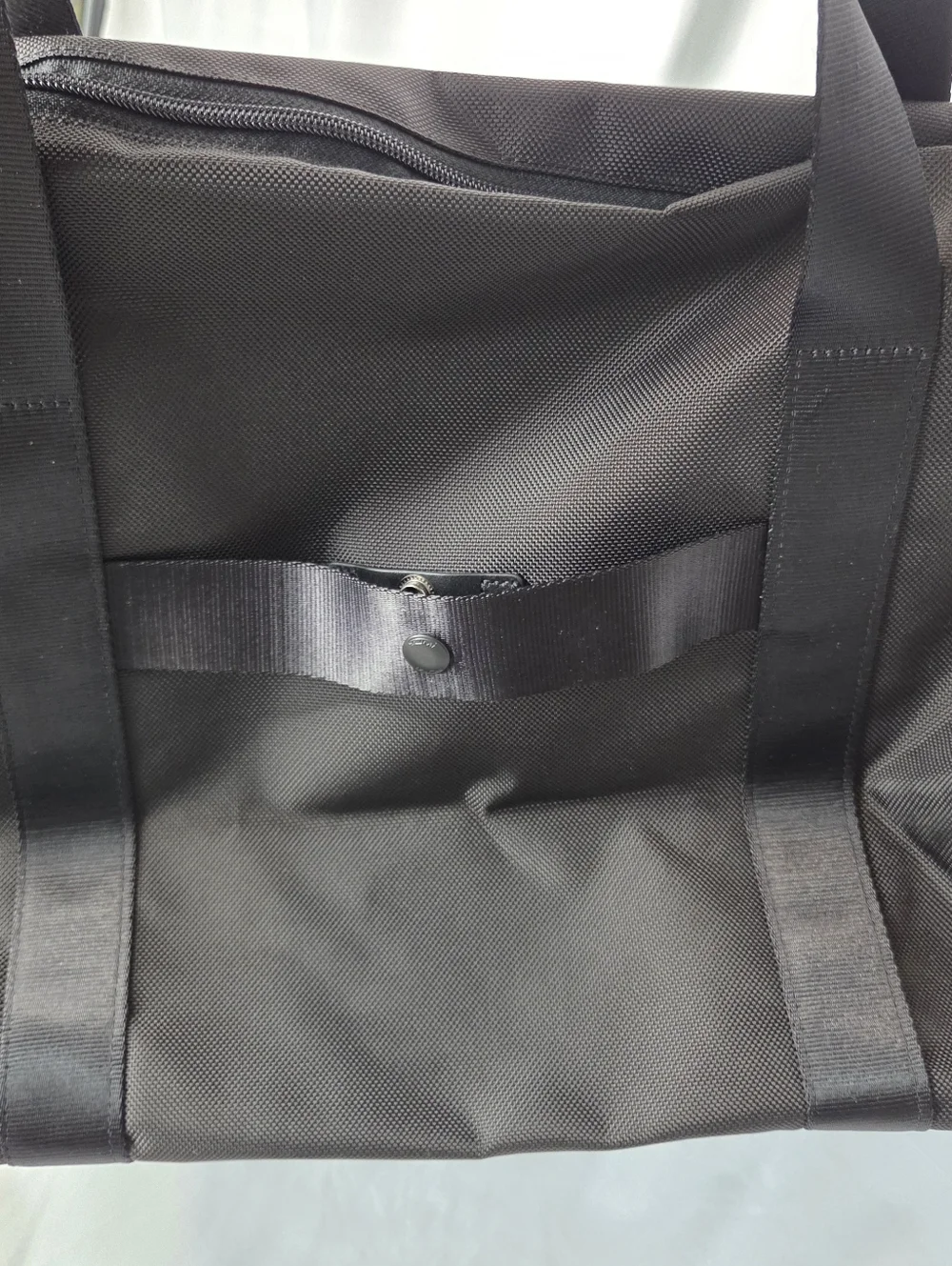 Tumi Black Travel Satchel Tote with Fiserv Badge New